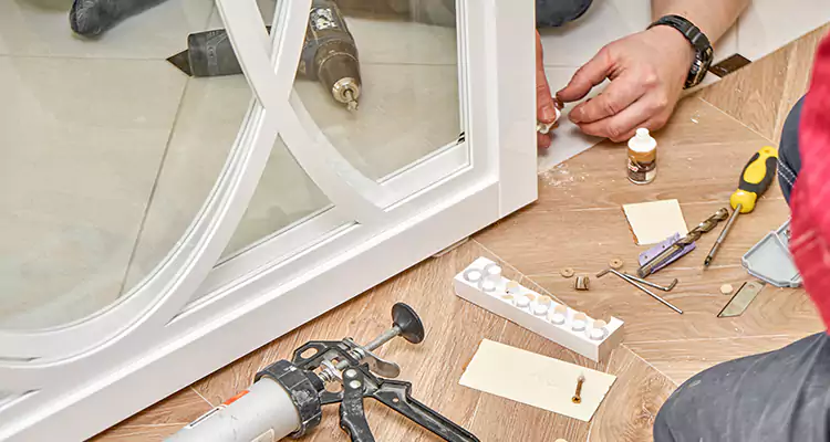 Interior Patio Door Casing Repair in Alafaya, FL